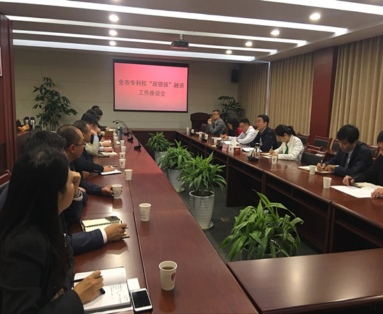 市知识产权局组织召开全市专利权政银保融资