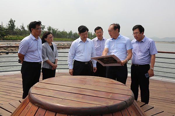 省财政厅副厅长姜龙一行来高区调研