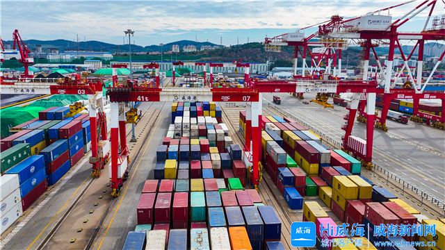 威海：轻点鼠标，万吨货物轻松“起”