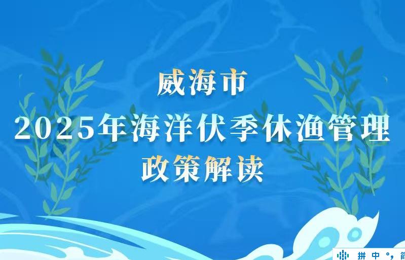 一图读懂丨2025年威海市海洋伏季休渔政策解读