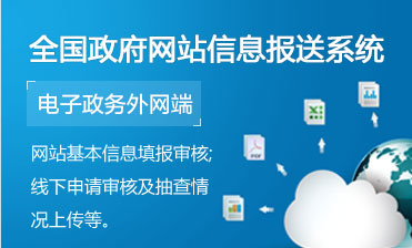 电子政务外网端全国政府网站信息报送系统